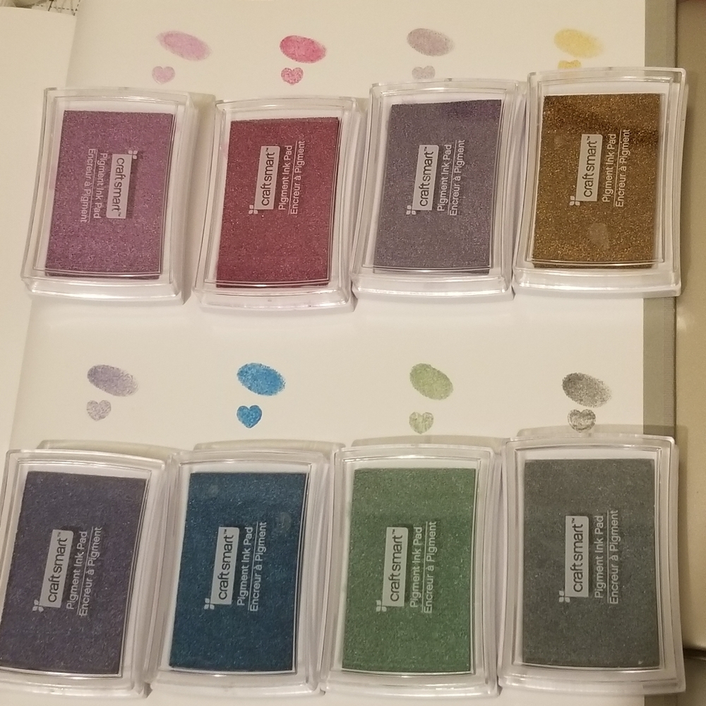 CRAFT SMART metallic pigment ink pads set